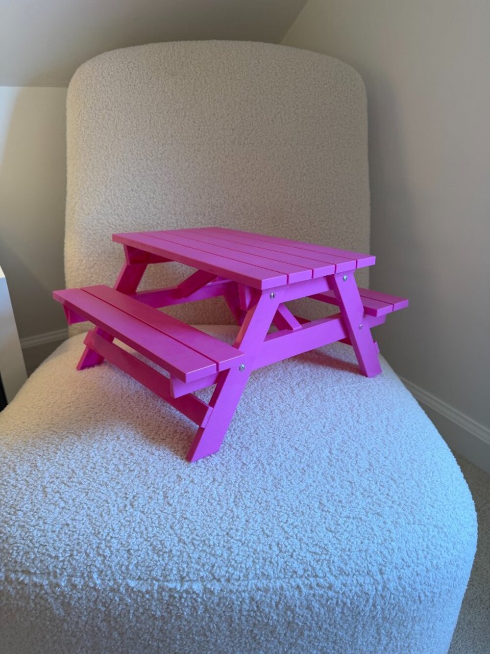 Our Generation Pink Picnic Table for 10” To 18” Dolls